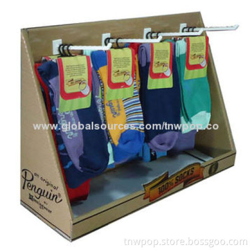Cardboard POS display, customized size&design, show products all round, can prepackage productNew